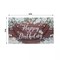 6 ft x 3 ft White Brown Wood Floral Printed Backdrop Happy Birthday Banner Party